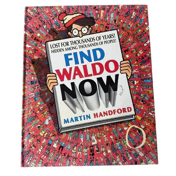 Where's Waldo Find Waldo Now Book Search Seek First US Edition 1988 Children Kid - Picture 1 of 8